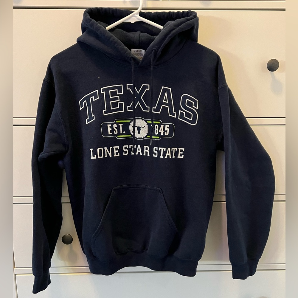 Texas navy blue hoodie
